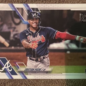 TOPPS ROOKIE CARD CRISTIAN PACHE PARALLEL