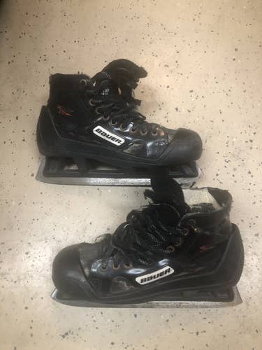 Used Bauer Reactor 1000 Hockey Goalie Skates