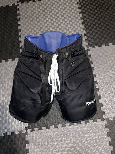 Pro Stock Reebok/CCM 9K Black Large NHL Goalie Pants