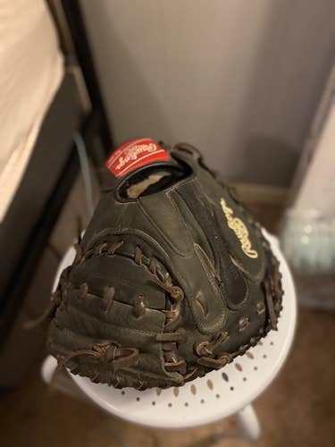 Black Kid Pitch (9YO-13YO) Catcher's 33.5" Pro Lite Series Baseball Glove