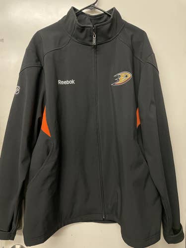 Reebok Center Ice Anaheim Ducks Locker Room Jacket XL