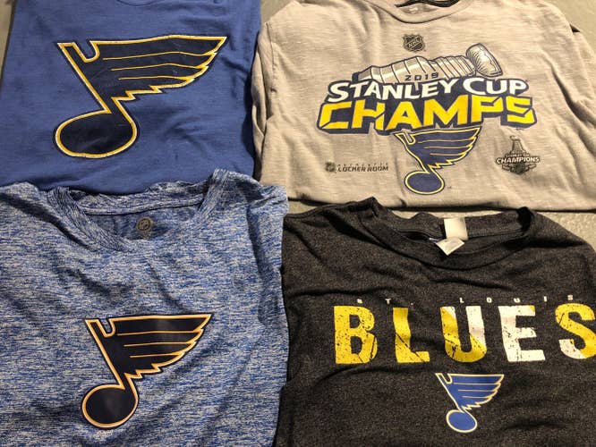 Men’s St. Louis Blues 4 pack T-Shirts XL