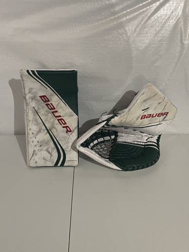 Used Bauer Full Right 2X Pro Goalie Gloves