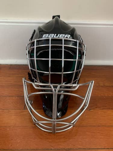 Black Used Bauer  NME Goalie Mask