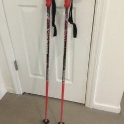 Used Rossignol Hero WC Jr. SL ski poles, 100cm, $4 or best offer