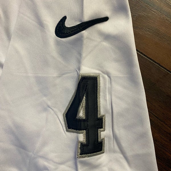 NIKE Elite RAIDERS DEREK CARR away FOOTBALL JERSEY On field