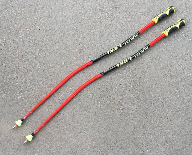 Used 44in (110cm) & 42in (105cm) Leki Racing Ski Poles; GS & SL
