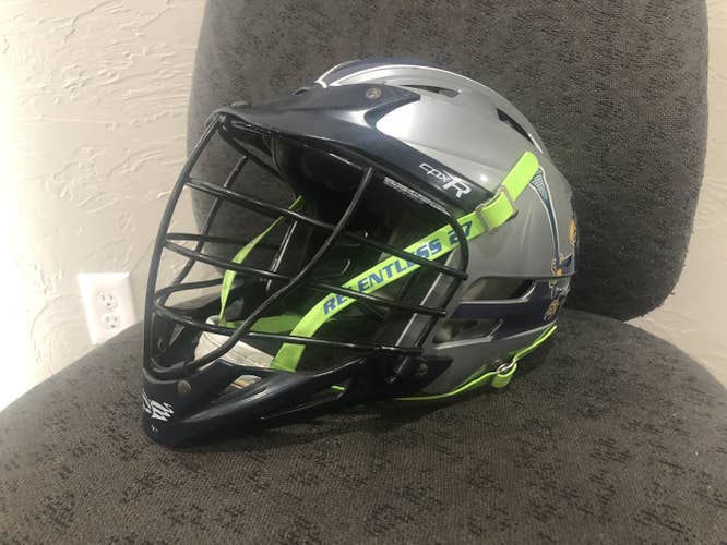 Silver Adult Player's Cascade CPX-R Helmet