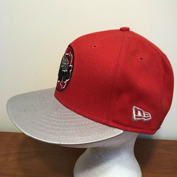Houston Astros Hat Baseball Cap Fitted 7 1/2 New Era Red Vintage MLB