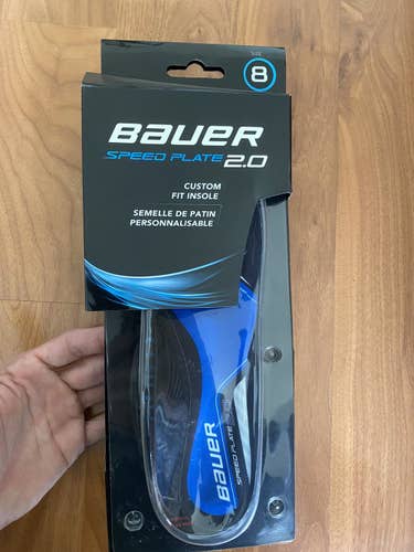 Senior Bauer Regular Width Size 8 Speed Plate Hockey Skates