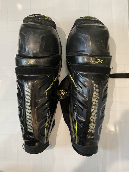 Used Warrior Alpha QX Shin Pads