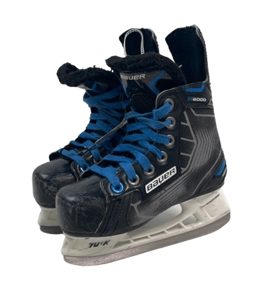 Used Bauer Nexus 6000 Youth 11.0 D - R Regular Ice Skates Ice Hockey Skates