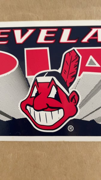 Cleveland Indians Chief Wahoo Classic Official MLB Team Logo Wall