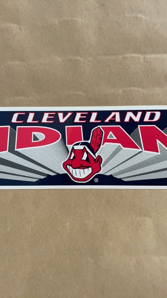 Chief Wahoo STICKER Tribute Cleveland Indians Vinyl MLB Baseball Headdress