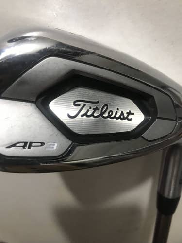 Used Men's Titleist Right Handed 718 AP3 Iron Set Stiff Flex Graphite Shaft