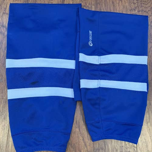 2 Pairs: Firstar Maple Leafs Style Hockey Socks, Senior
