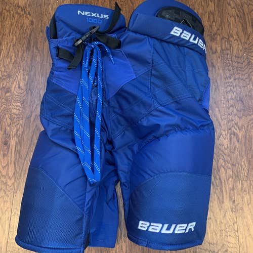 Bauer Nexus 1000 Hockey Player Pants, Blue, Medium Tall