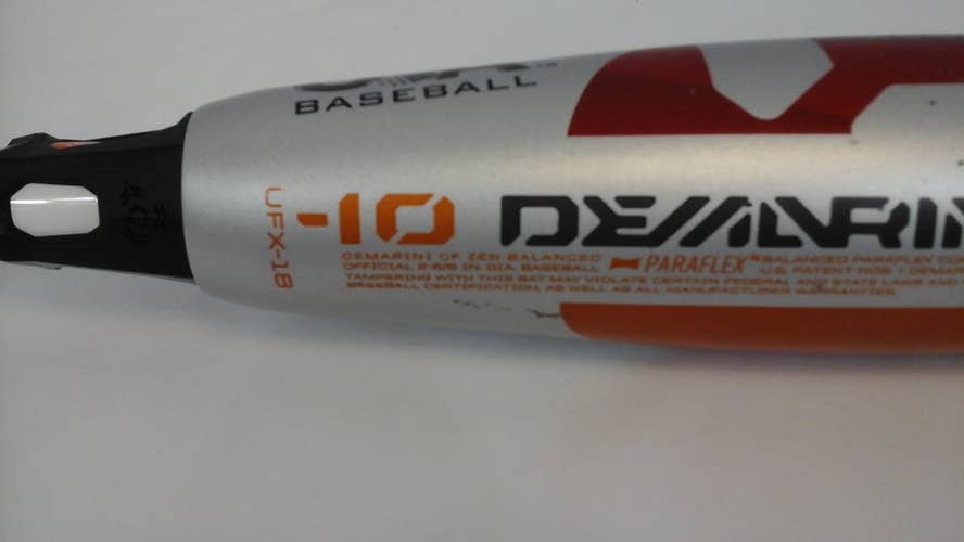 Used Demarini Ufx-18 31" -10 Drop Baseball & Softball Usa 2 5 8 Barrel Bats
