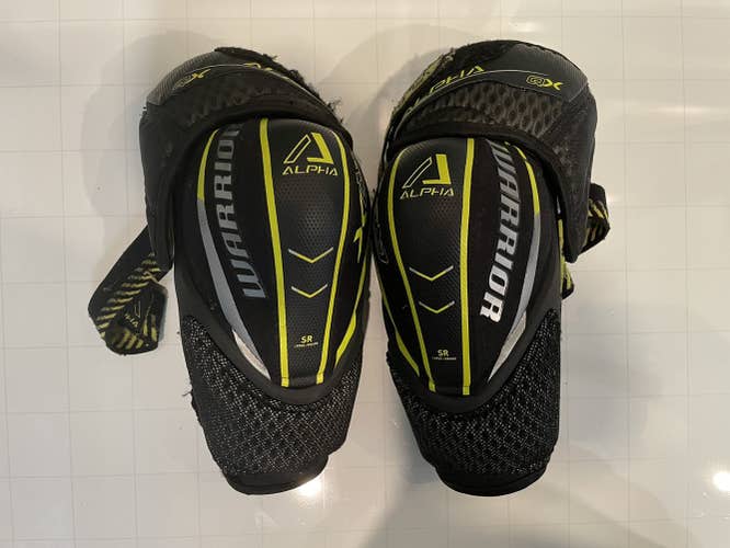 Used Large Warrior  Alpha QX Elbow Pads