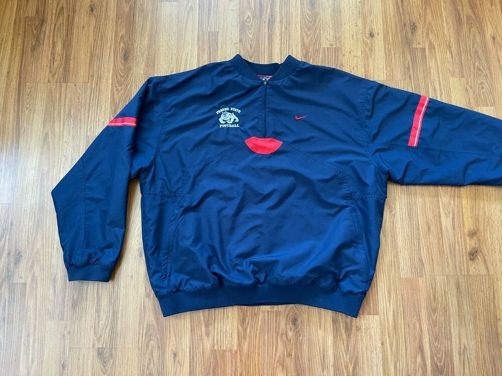 SEATTLE MARINERS Embroidered Warrmup Pullover Jersey Nike Team SZ