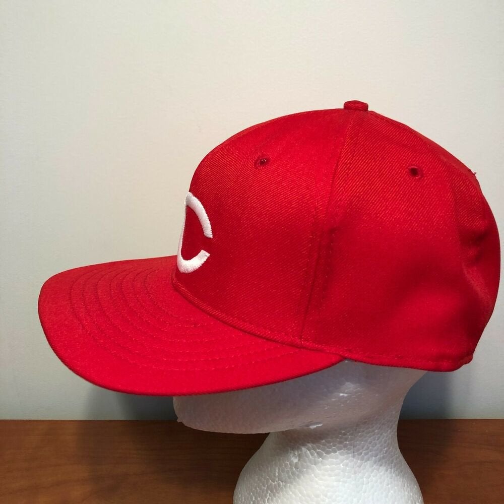 CINCINNATI REDS BOURBON FITTED HAT BROWN HATCLUB STYLE 7 1/2