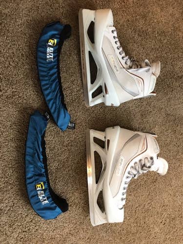 Senior Used Bauer Supreme One80 Hockey Goalie Skates - Size 11.5 EE