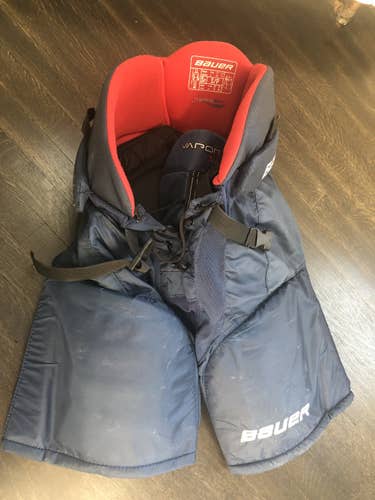 Blue Senior Used Small Bauer Vapor X5.0 Hockey Pants