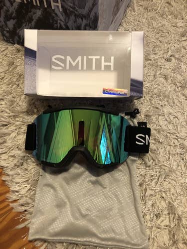 Black Unisex Smith Medium Squad Ski Goggles