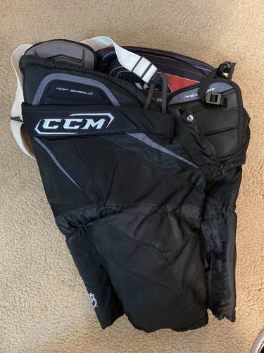 Black Senior Large CCM Vector Hockey Pants