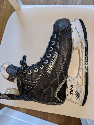 Senior Used Bauer Nexus 1000 Hockey Skates Wide Width Size 7.5