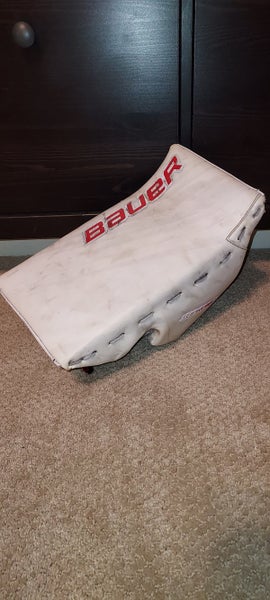 White/Red Intermediate Used Bauer Supreme S190 Regular