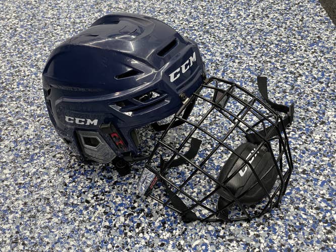 Blue Used Small CCM Resistance 100 Helmet