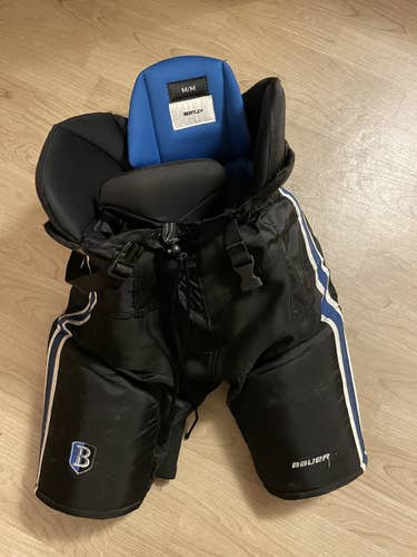 Black Senior Medium Bauer Nexus Custom Pro Hockey Pants