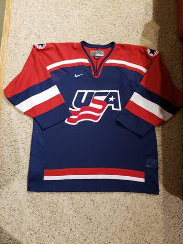 Team USA Blue Adult Men's Used XL Nike Jersey