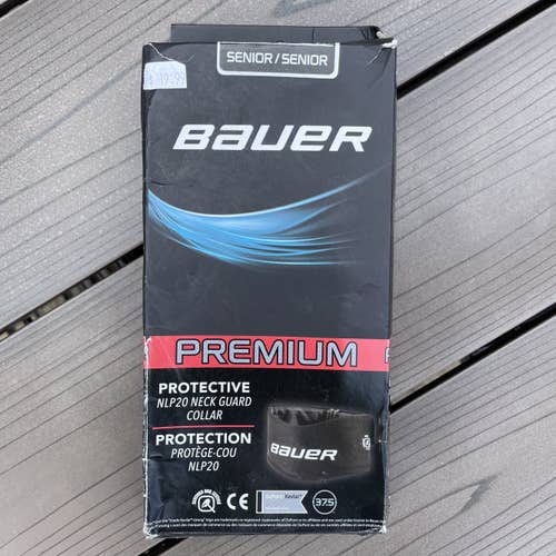Bauer NLP20 Premium Senior Neck Guard - Brand New With Tags in Box!