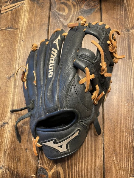 Black Kid Pitch (9YO-13YO) Infield 11" Prospect Select Baseball Glove