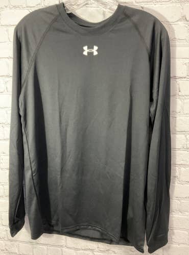Under Armour Men’s Long Sleeve Athletic Shirt Black Size Small New With Tags