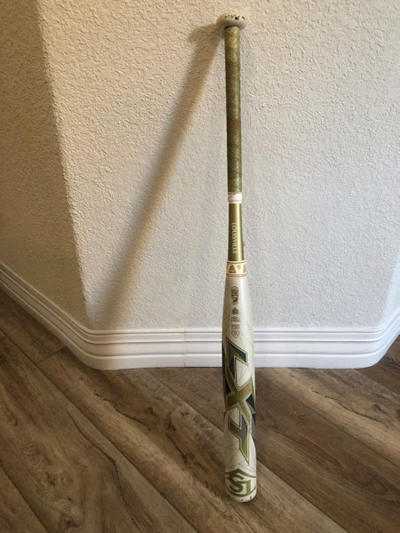 White Used Kid Pitch (9YO-13YO) 2019 Louisville Slugger Composite LXT Bat (-10) 22 oz 32"
