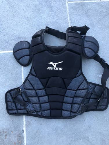 Black Adult Mizuno Samurai Catcher's Chest Protector