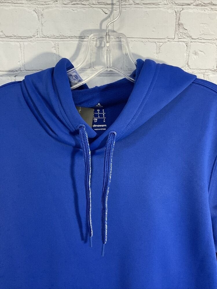 adidas climawarm hoodie blue