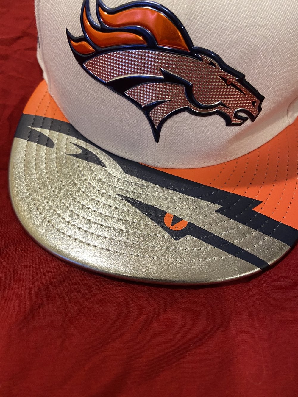 : New Era Men's Orange Denver Broncos Identity 59FIFTY