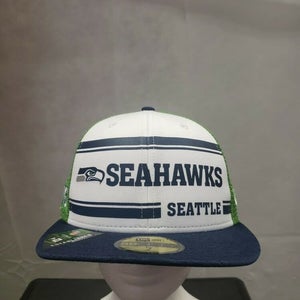 NWS Seattle Seahawks New Era 59fifty 7 Mesh Back NFL100