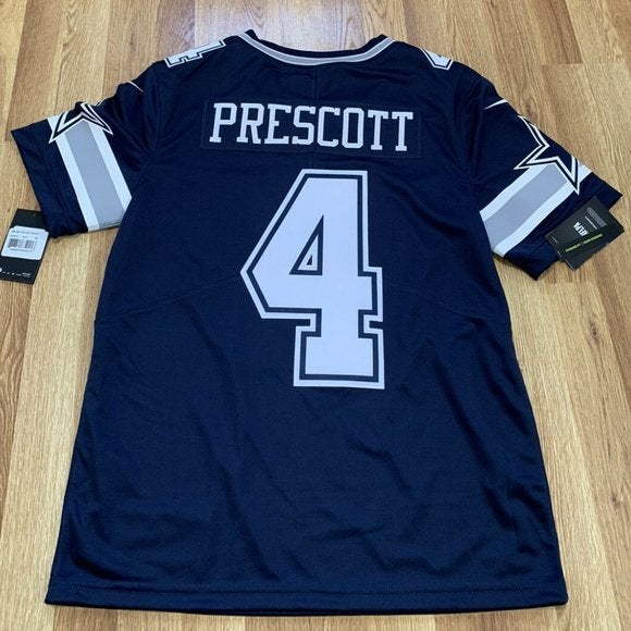 Men's Nike Dak Prescott Navy Dallas Cowboys Alternate Game Team Jersey