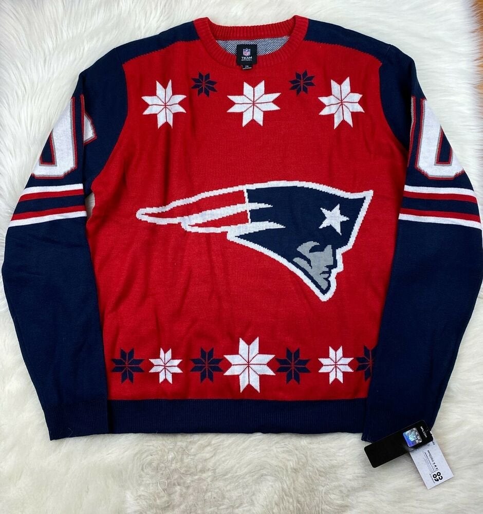 Majestic New England Patriots Long Sleeve T-Shirt WHITE Men's 2XL ~ NWOT