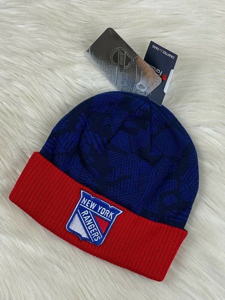Detroit Red Wings NHL-BIGGIE Red Knit Beanie Hat by New Era
