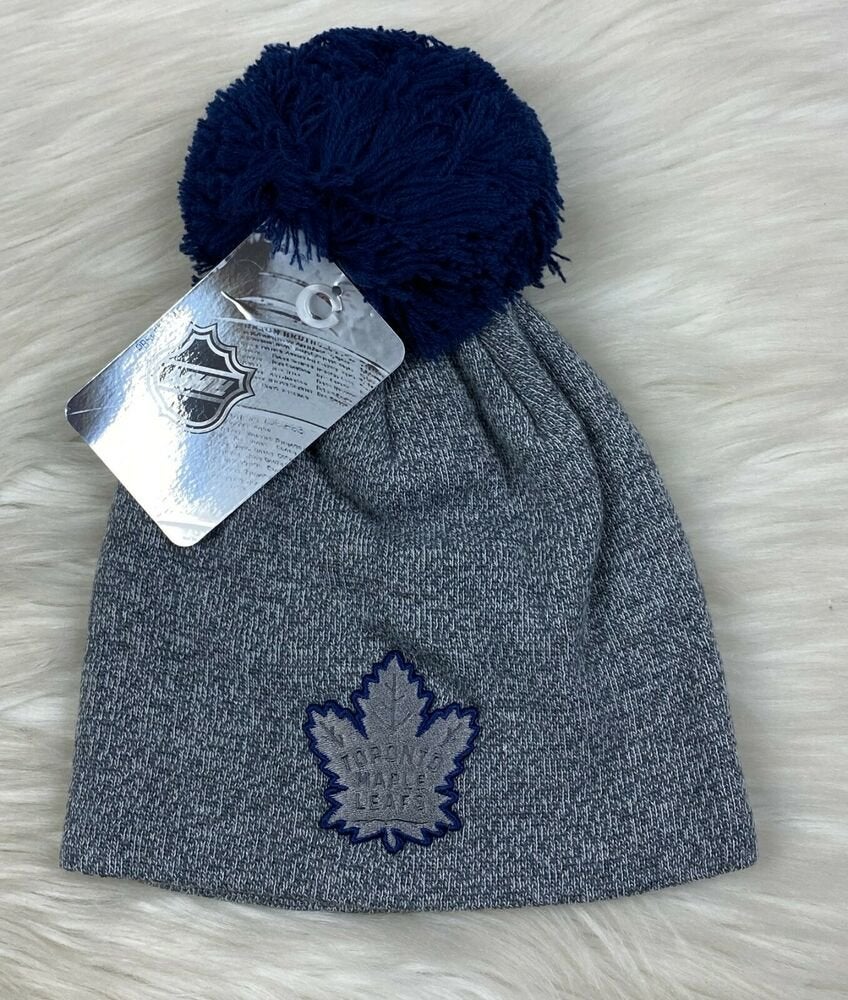 Men's Fanatics Branded Royal Toronto Blue Jays Stripe Cuffed Knit Hat with Pom