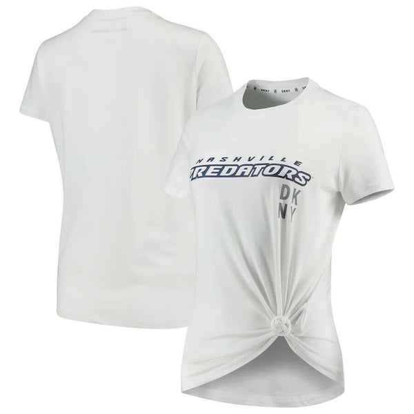 NHL Women's St. Louis Blues Bleach Dye Black T-Shirt