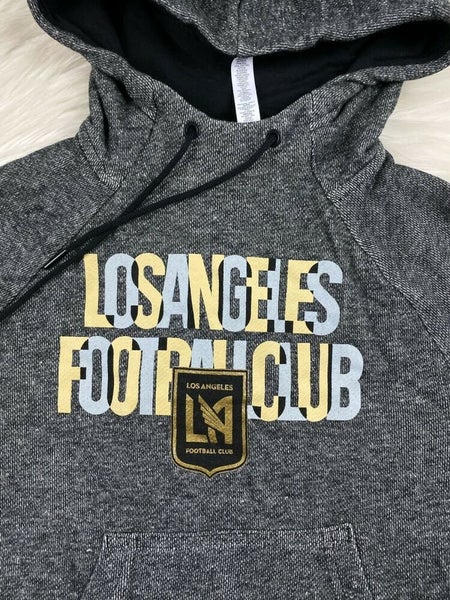Los Angeles Football Club LAFC MLS Adidas Pullover Hoodie Gray Women's S  NEW