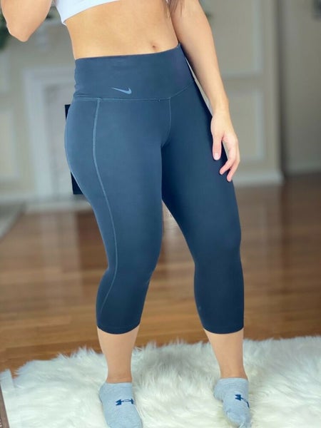 Nike Dri Fit Capri Leggings Black 802-961-010 Women's Size XS