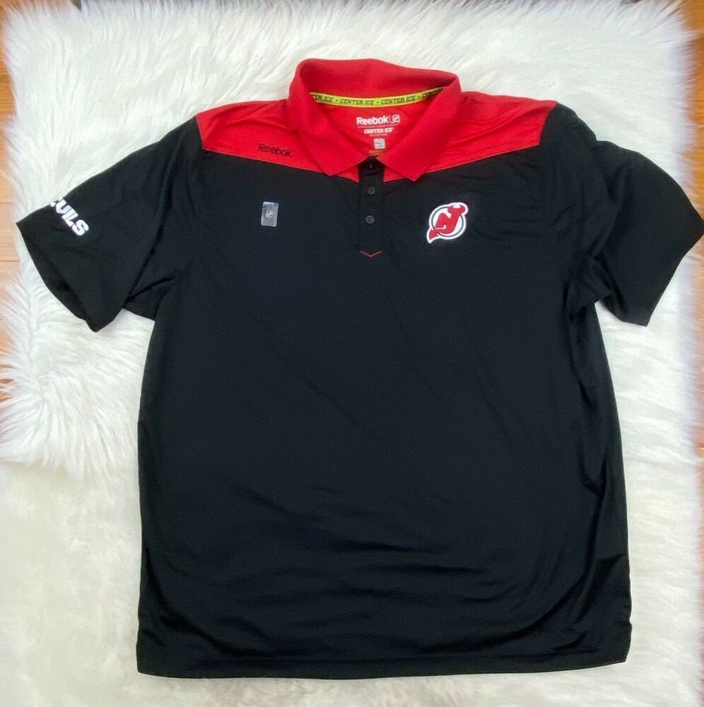 NFL Shield Short Sleeve Speedwick Polo - Black 